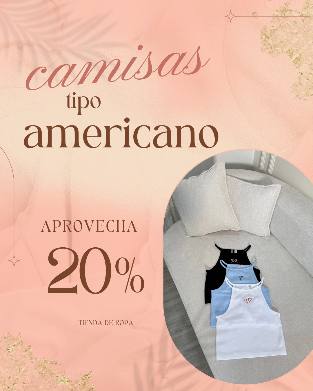 CAMISAS TIPO AMERICANO