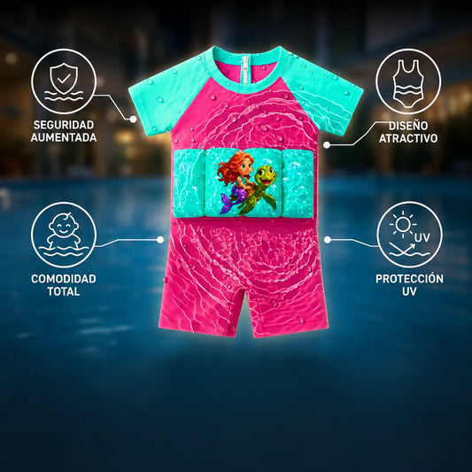 TRAJE DE BAÑO NIÑOS CON FLOTADOR